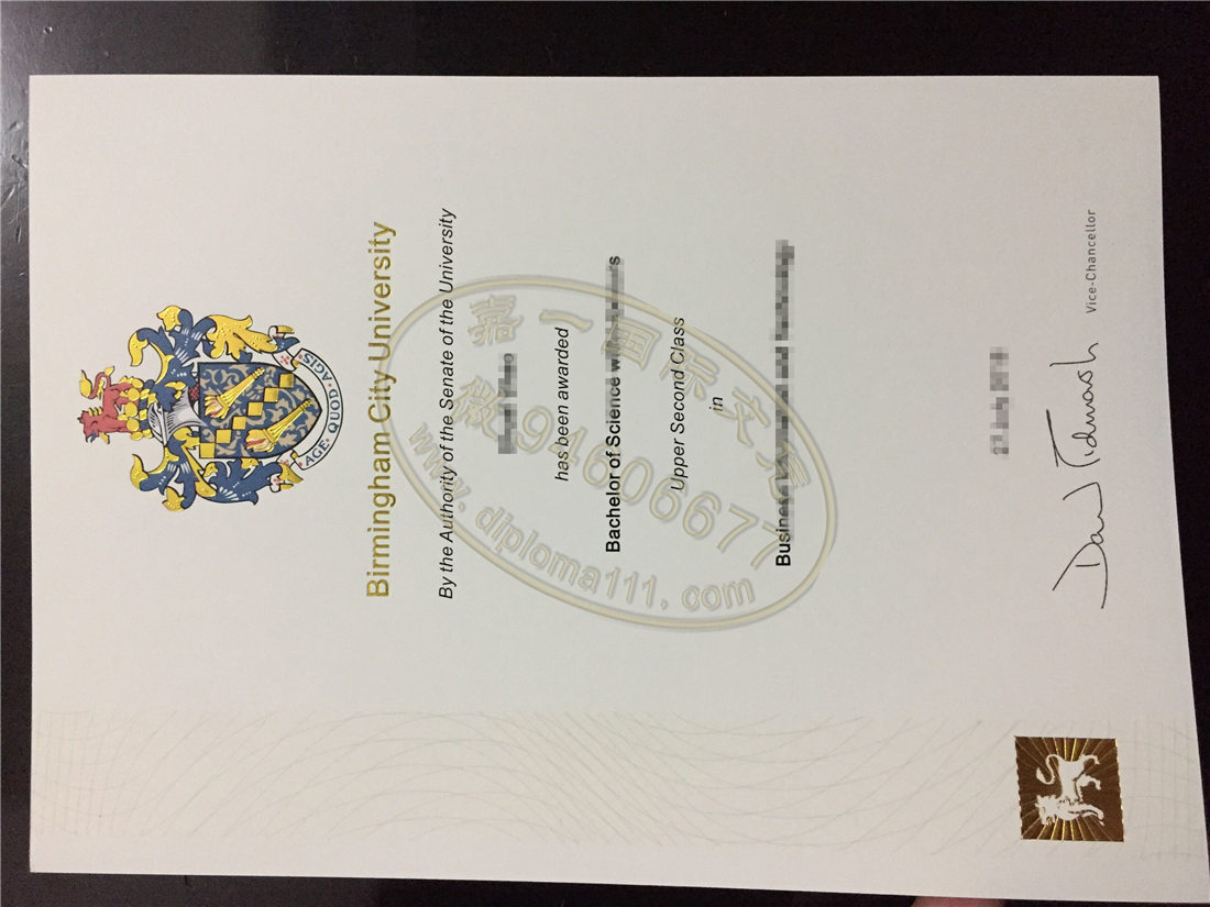 英国BCU文凭制作商，复刻伯明翰城市大学学位证书样板/