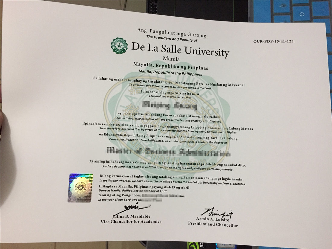 德拉萨大学学位证书百科,办理菲律宾享有盛誉商科文凭证书