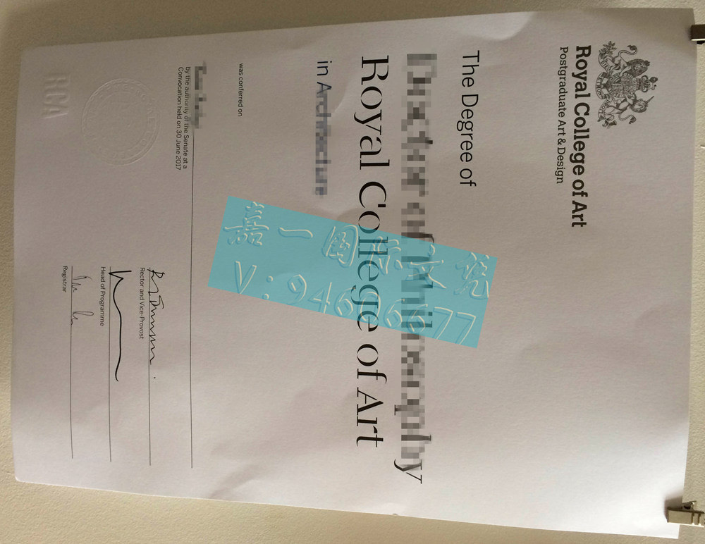 遗失补办皇家艺术学院毕业证书,买英国RCA文凭成绩单邮寄方案/