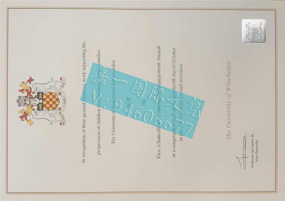 遗失补办温彻斯特大学毕业证书,英国Winchester文凭成绩单定制机构/