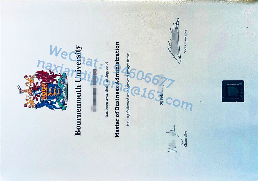 购买伯恩茅斯大学毕业证最佳途径，复刻英国Bournemouth硕士文凭/