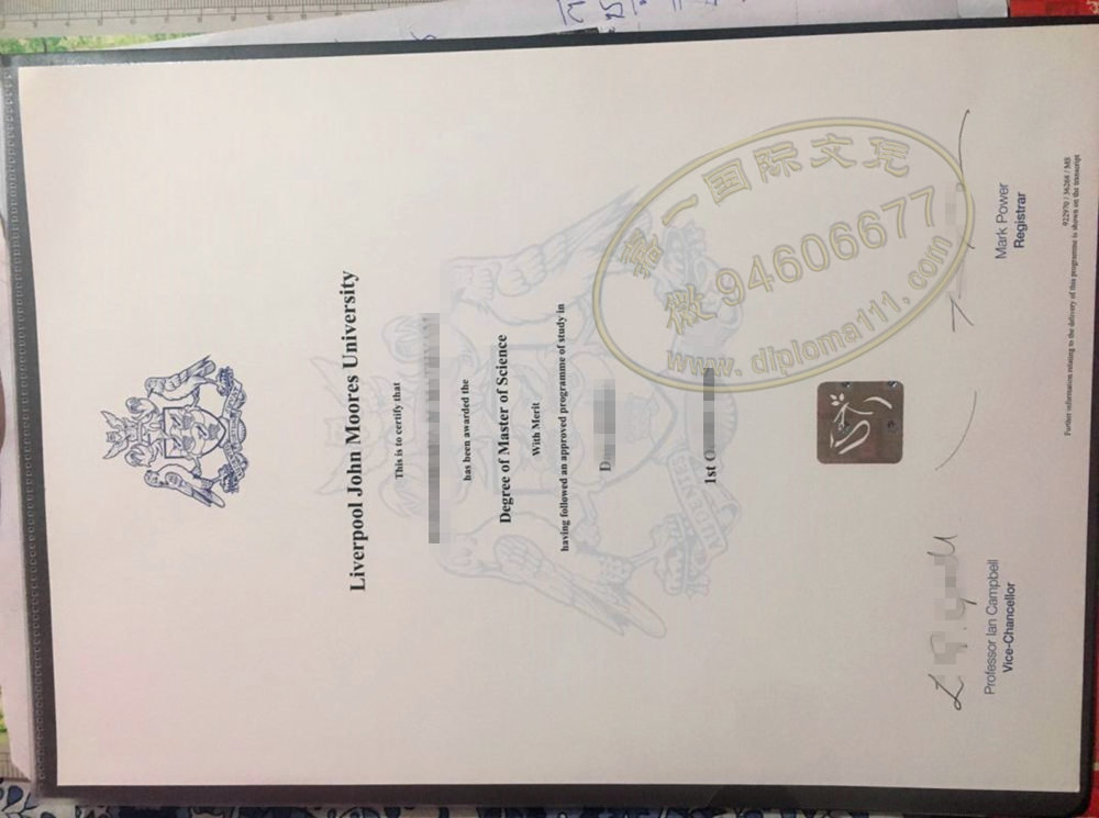 未毕业买利物浦约翰摩尔大学学位证|遗失LJMU文凭证书补办机构