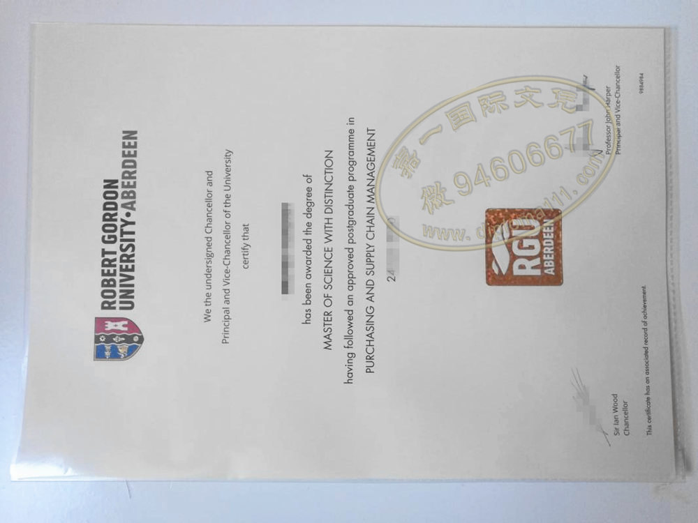购买罗伯特戈登大学学位证or英国RGU文凭上等质量