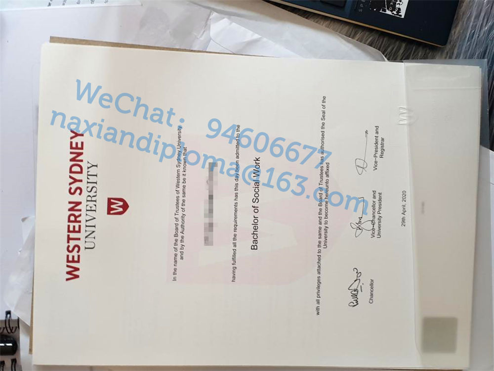 补办西悉尼大学社会工作学士文凭|领取澳洲WSU一纸毕业证/