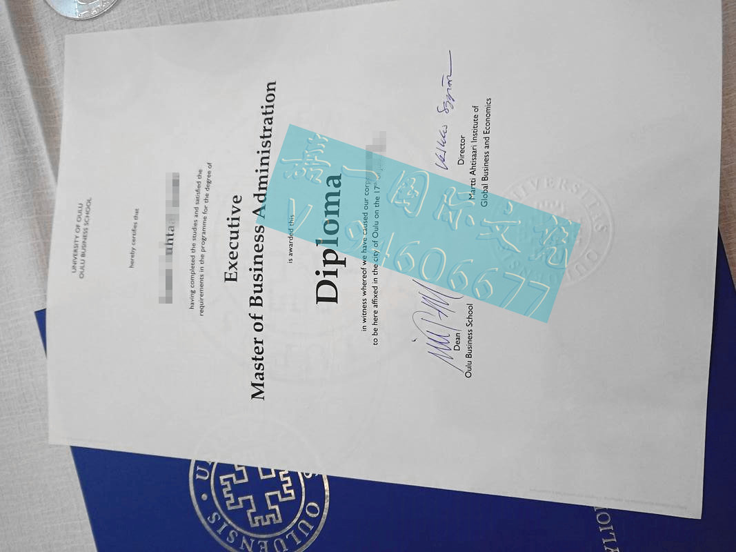 遗失奥卢大学毕业证成绩单快速补办or留信网可查询样本