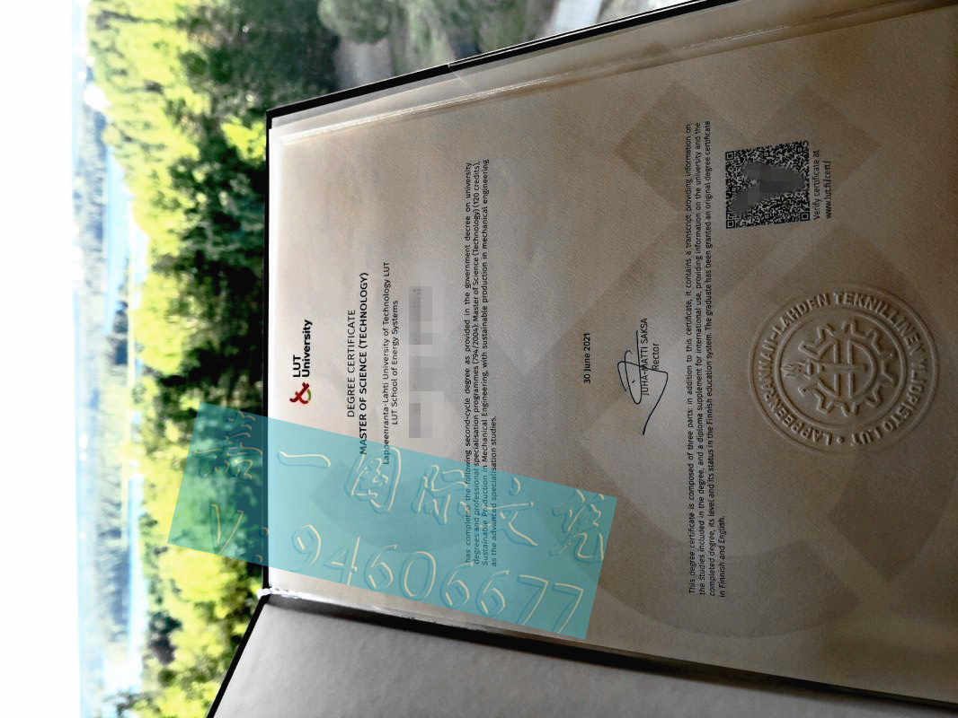 芬兰LUT文凭图集：拉彭兰塔工业大学毕业证实拍