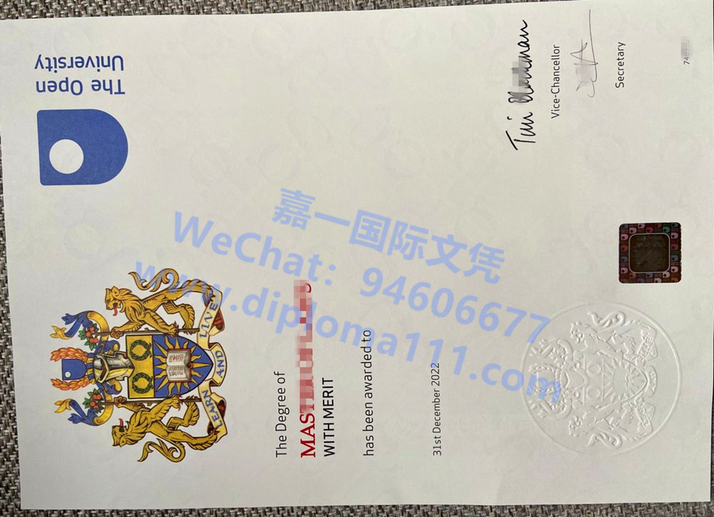 英国OU在线硕士学位证|办理英国开放大学online文凭证书材料/