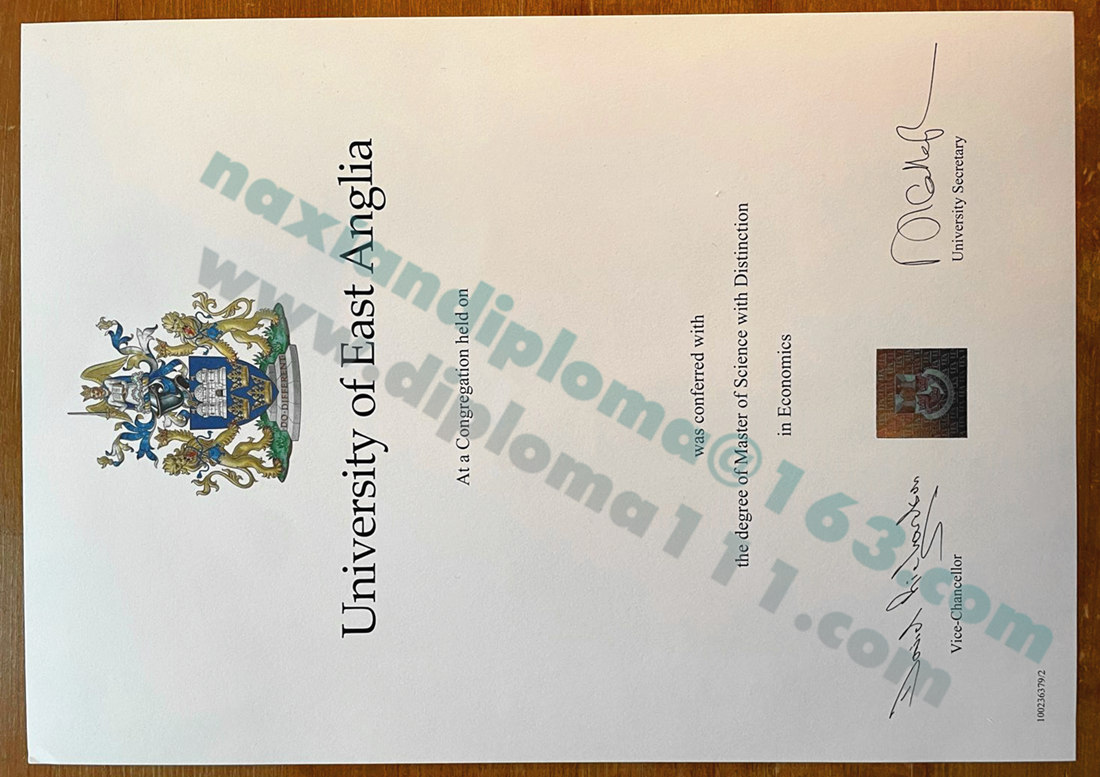 英国UEA文凭办理攻略与东英吉利大学学位证展示图