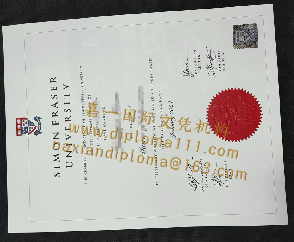 24年SFU毕业证|挂科补办加拿大文凭|西蒙菲莎大学学位证实拍