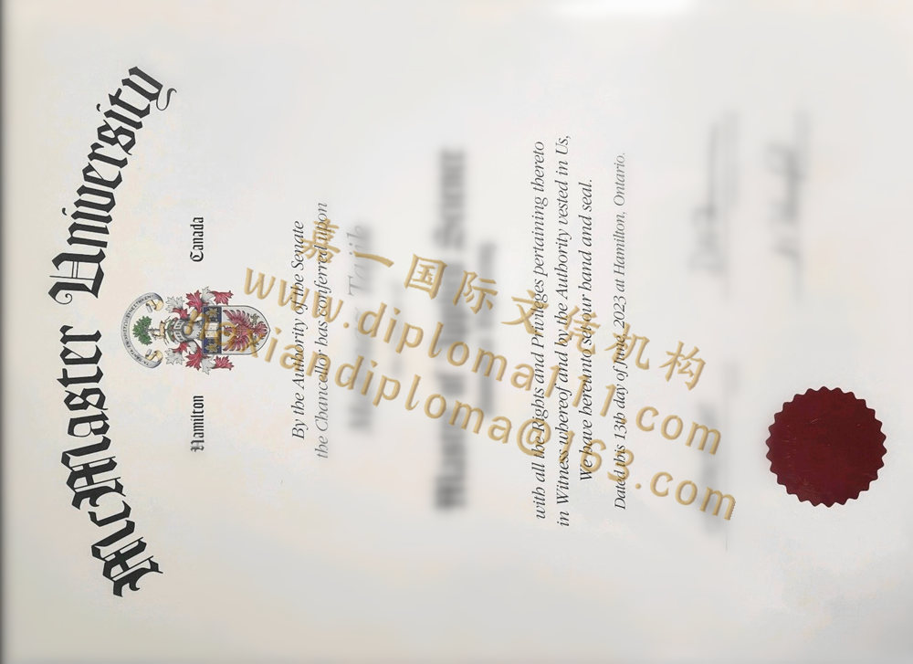 办假麦克马斯特大学毕业证价格|加拿大McMaster文凭证书|购买麦马成绩单