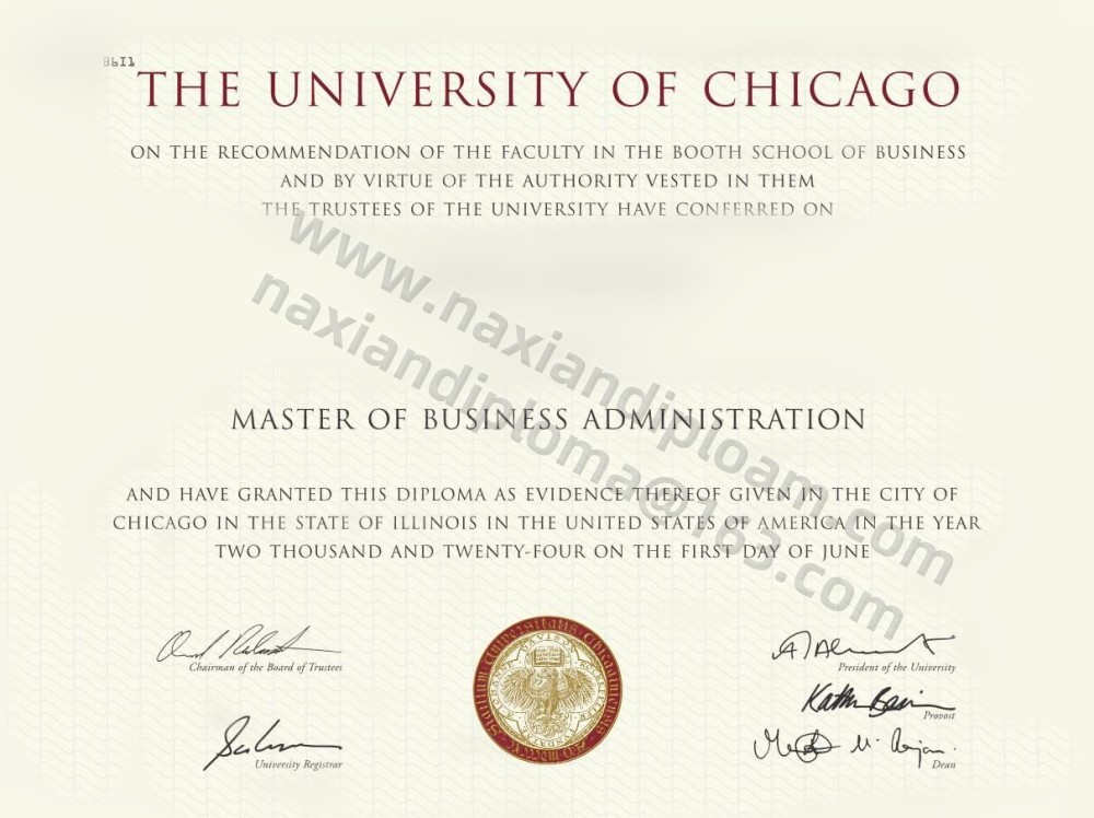 更新芝加哥大学毕业证示范图与定制UChicago硕士文凭专业