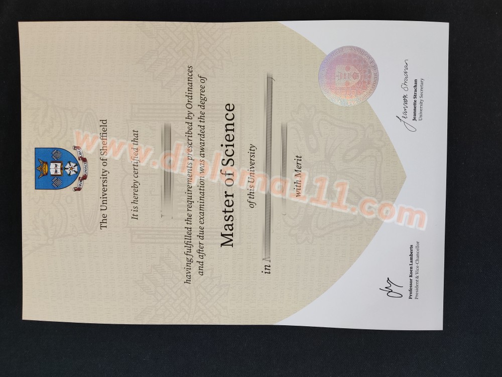 制作一张谢菲尔德大学毕业证参加即将到来的毕业典礼/