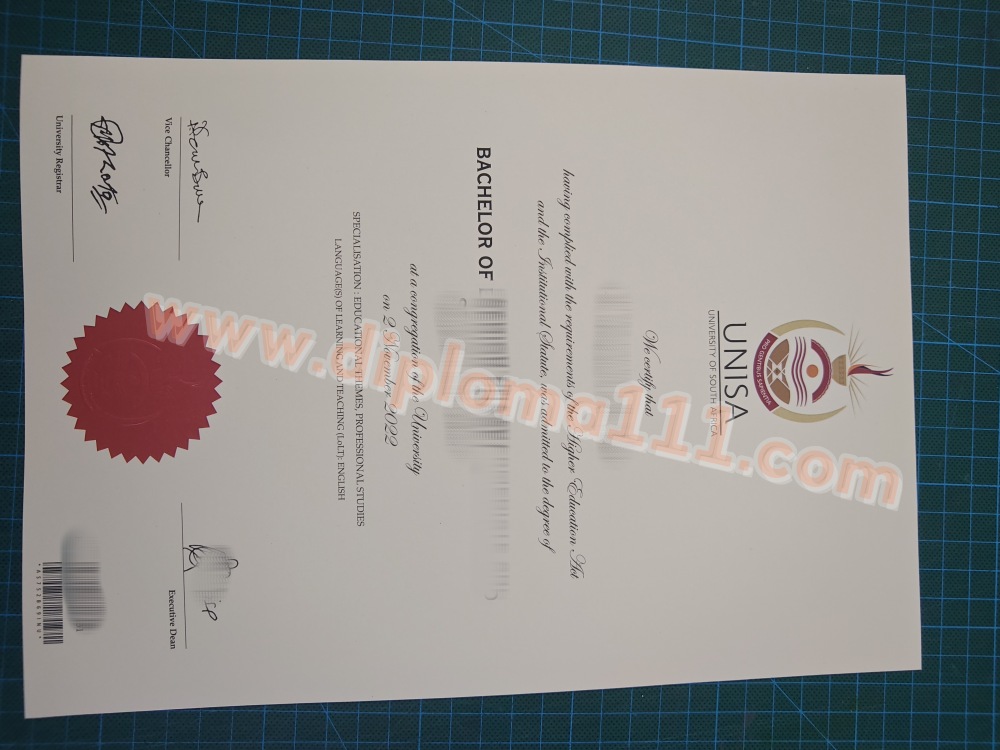 南非UNISA文凭就业帮助有用吗?南非大学毕业证办理纸张质量超值