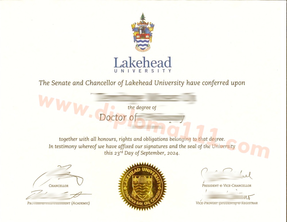 湖首大学(Lakehead University)文凭办理概述与学位证定制攻略