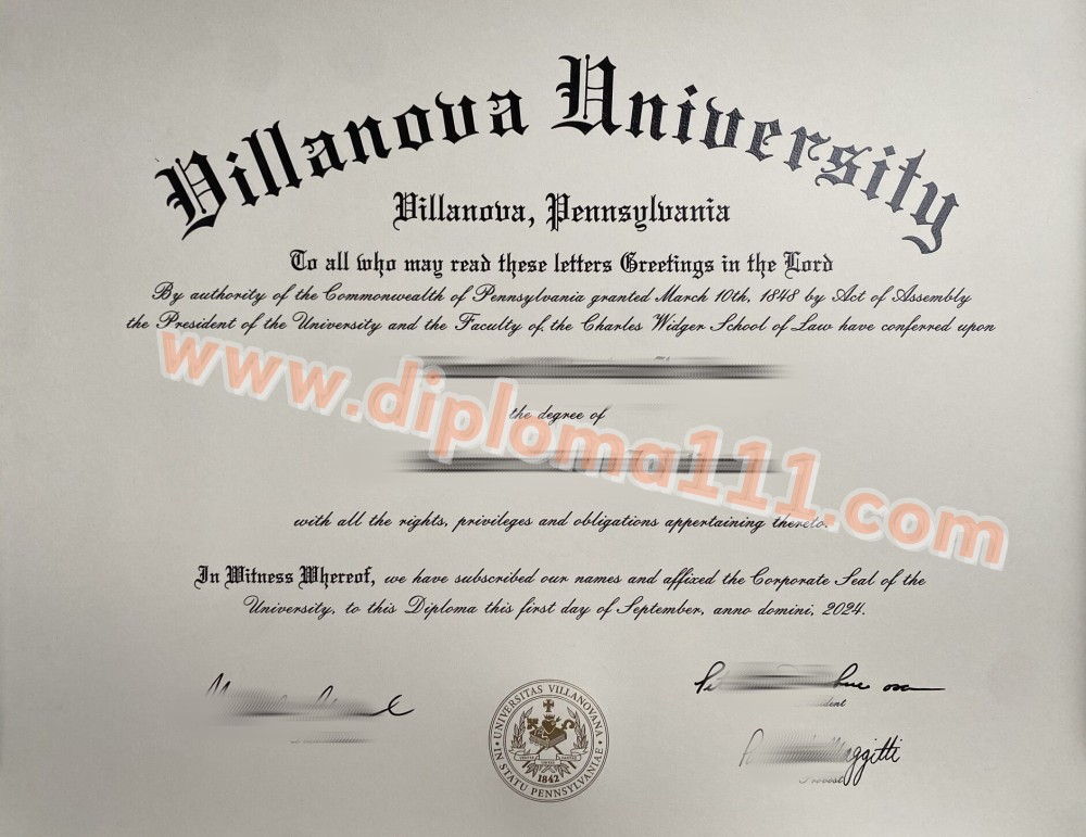 2025维拉诺瓦大学(villanova university)毕业证/成绩单在线定制