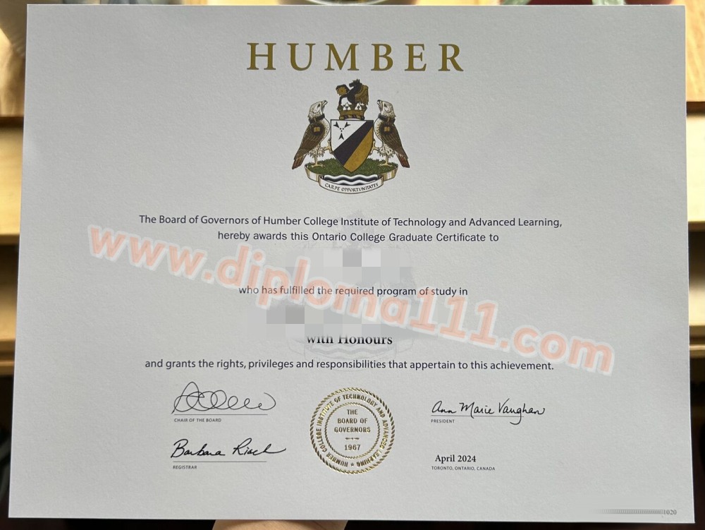 改名后的汉博学院毕业证有哪些不同|加拿大Humber Polytechnic degree